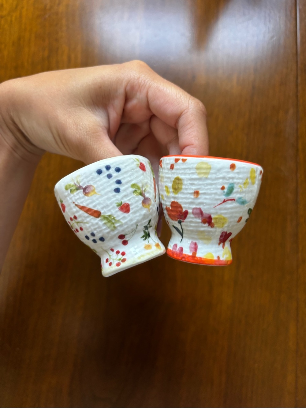 Anthropologie Egg Cups - Set of 2
